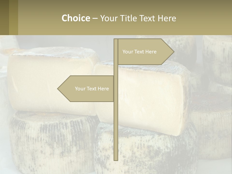 Authentic Cheese Ingredient PowerPoint Template