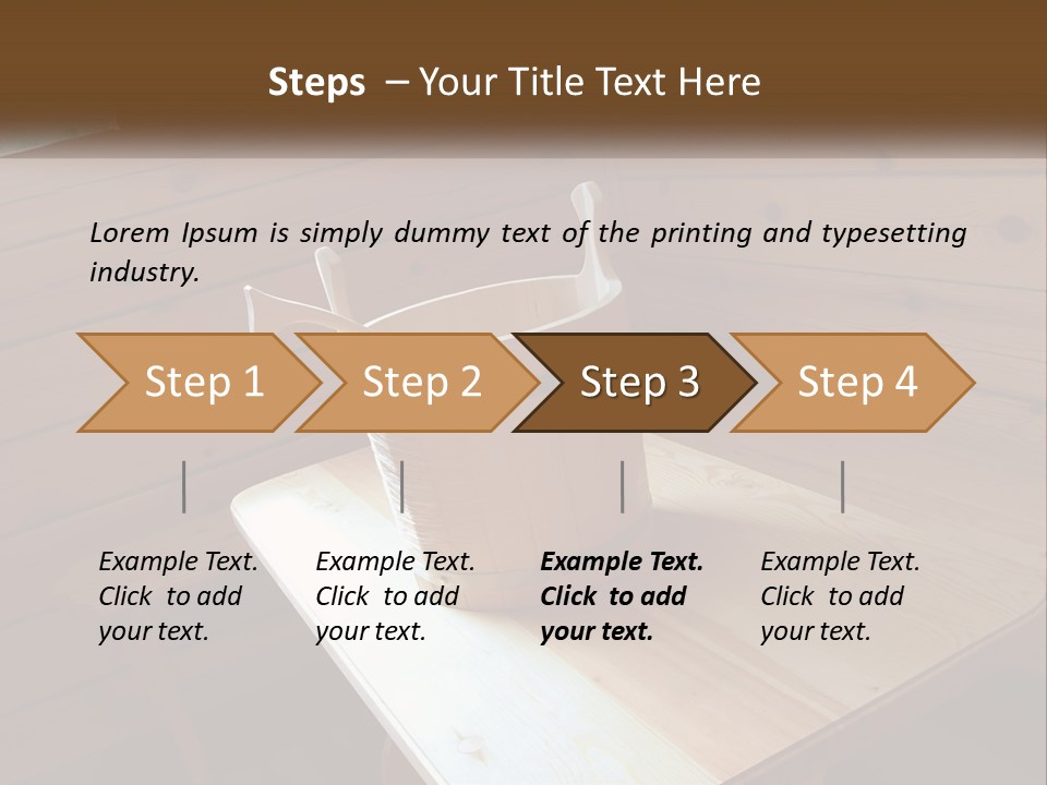Warm Steam Spa PowerPoint Template