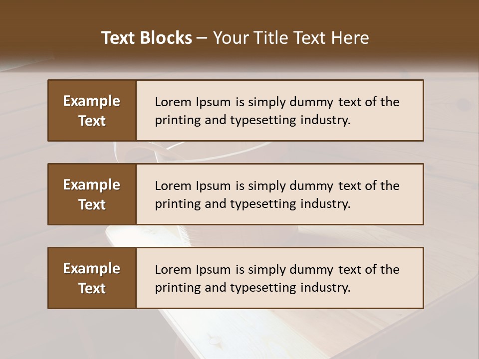 Warm Steam Spa PowerPoint Template