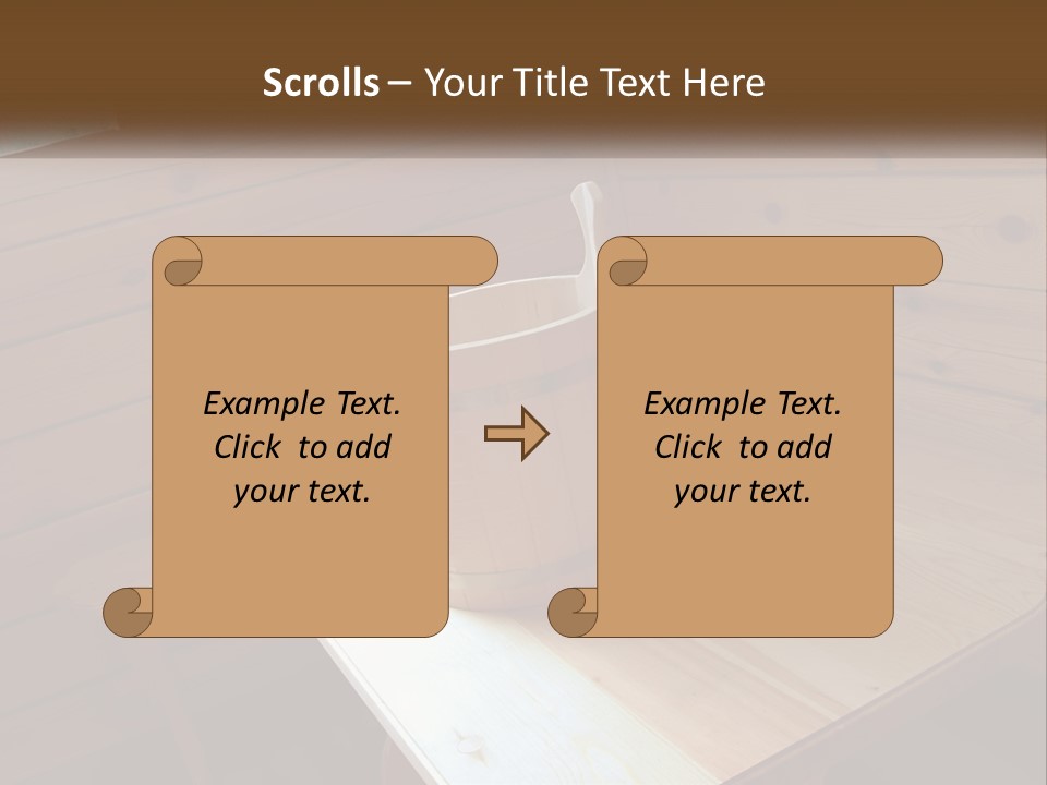 Warm Steam Spa PowerPoint Template