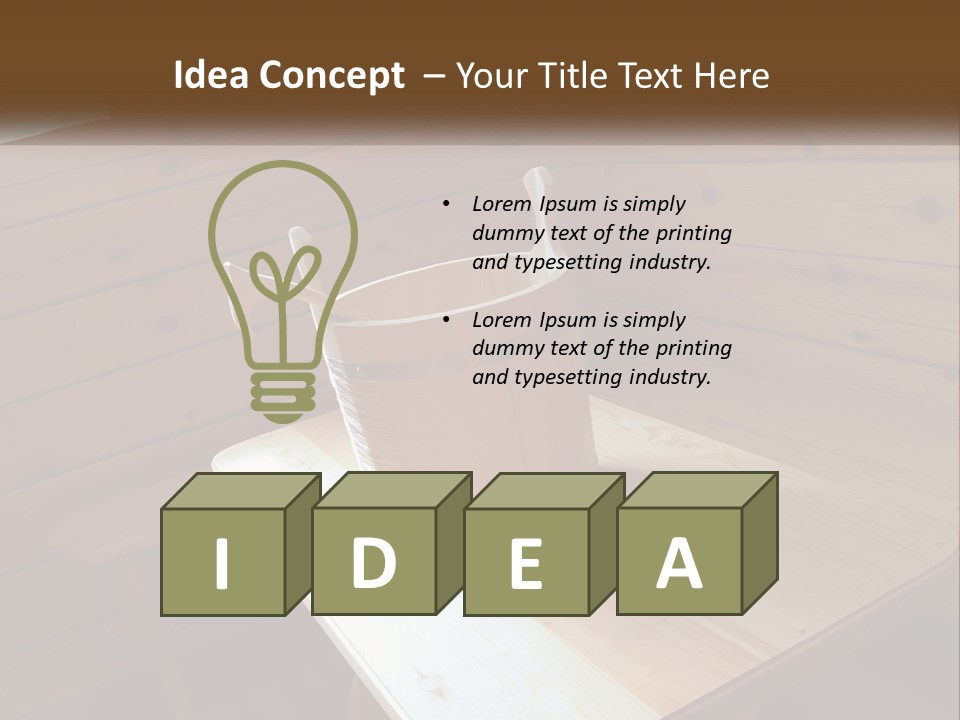 Warm Steam Spa PowerPoint Template