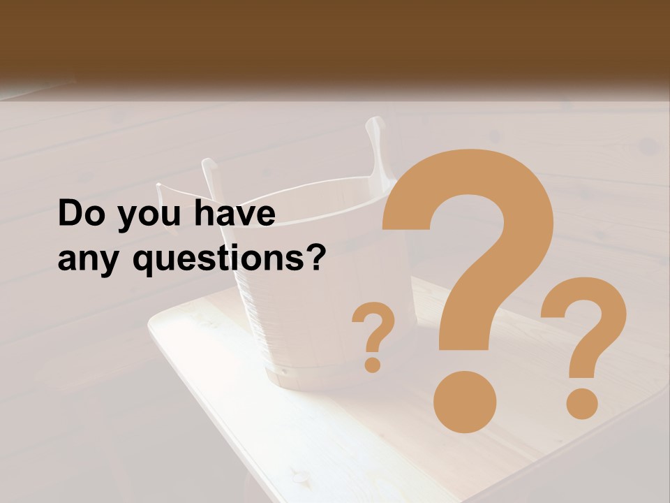 Warm Steam Spa PowerPoint Template