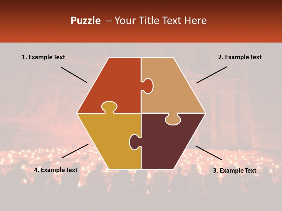 Travel Petra Lit PowerPoint Template