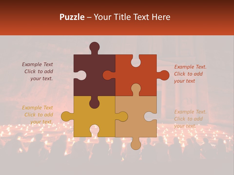 Travel Petra Lit PowerPoint Template