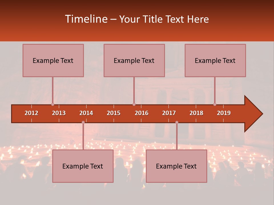 Travel Petra Lit PowerPoint Template