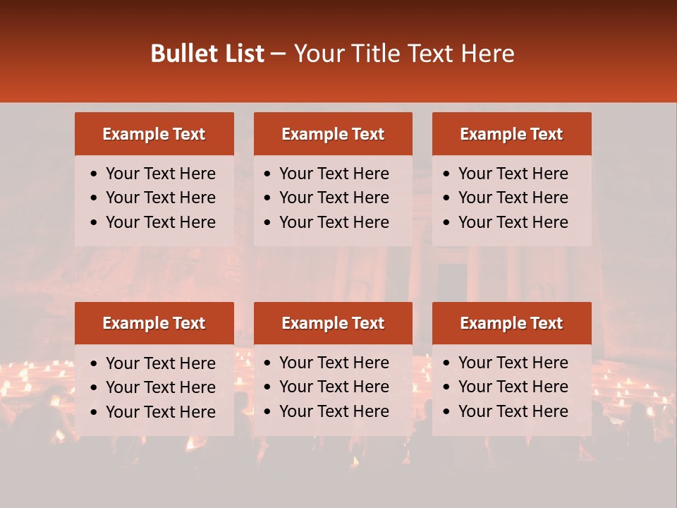 Travel Petra Lit PowerPoint Template
