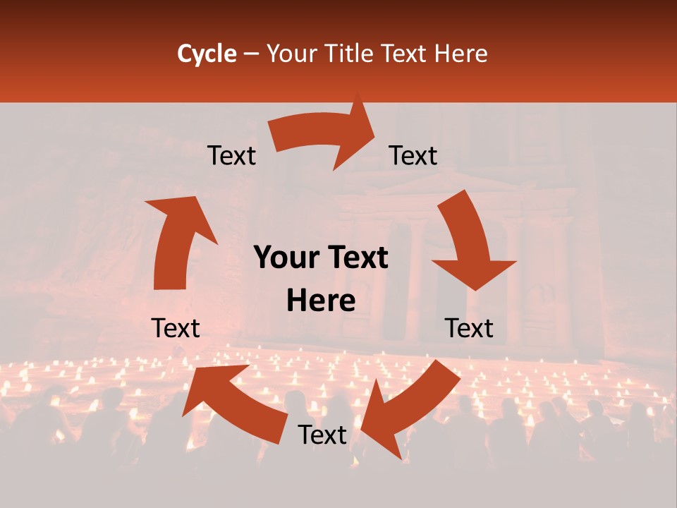 Travel Petra Lit PowerPoint Template