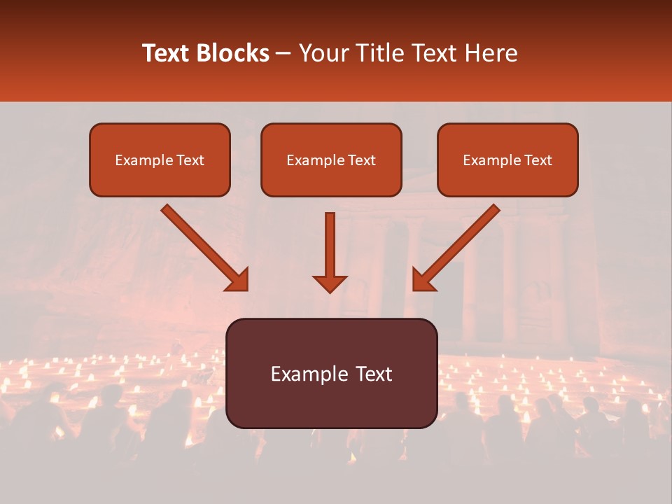 Travel Petra Lit PowerPoint Template