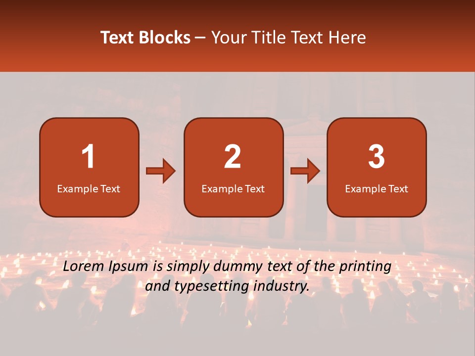 Travel Petra Lit PowerPoint Template
