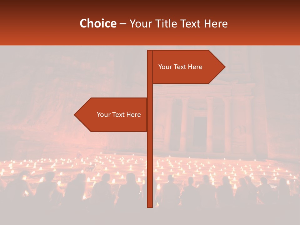 Travel Petra Lit PowerPoint Template