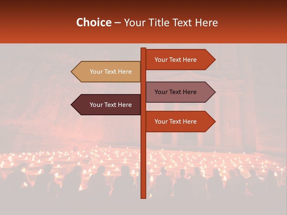 Travel Petra Lit PowerPoint Template