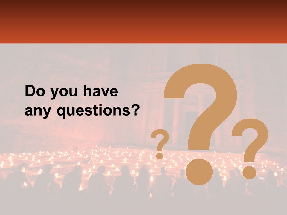 Travel Petra Lit PowerPoint Template