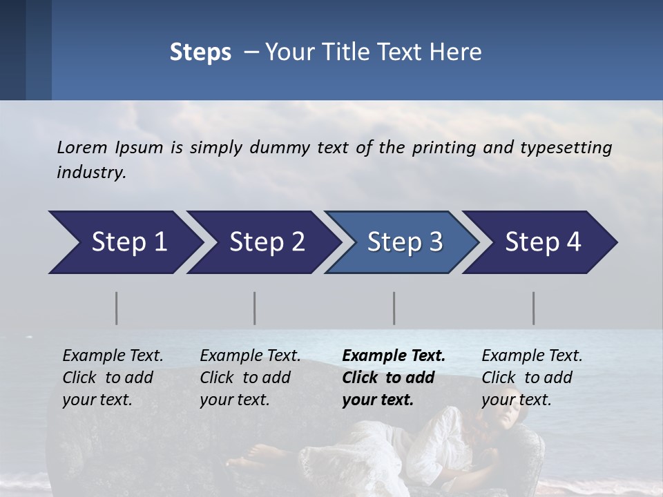 Dream Travel Down PowerPoint Template