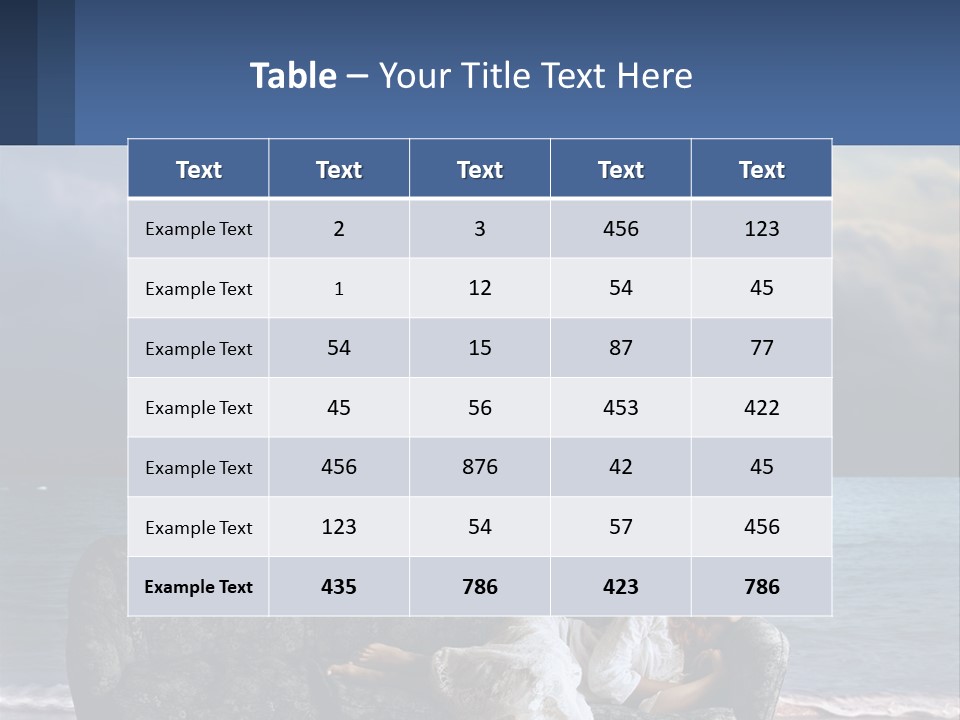 Dream Travel Down PowerPoint Template
