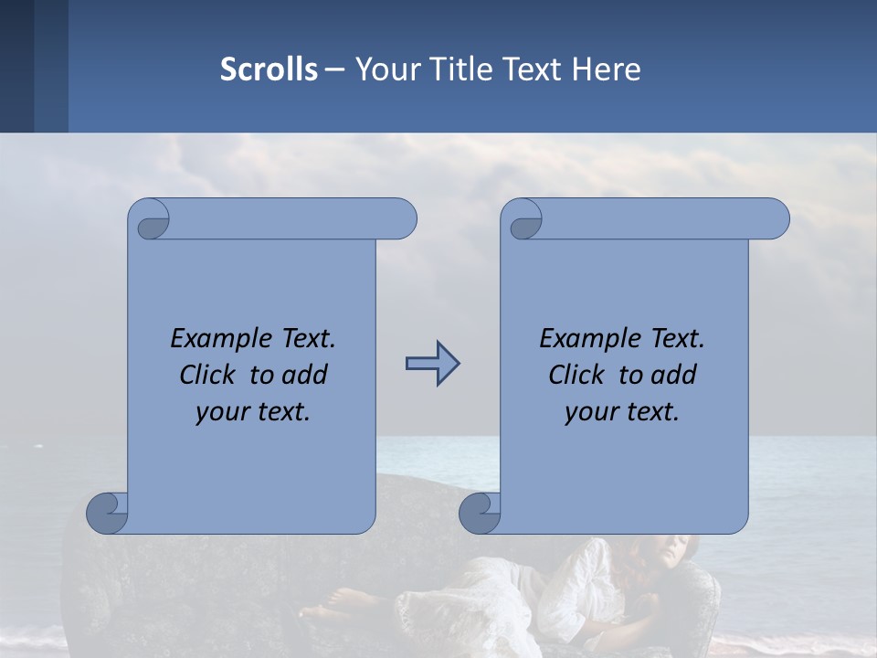 Dream Travel Down PowerPoint Template