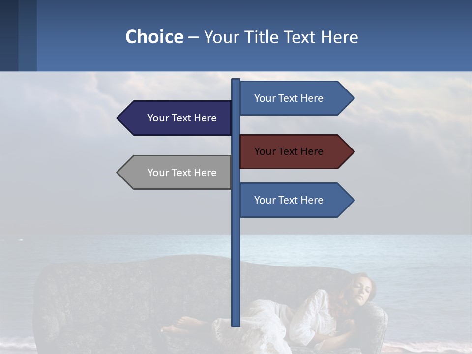 Dream Travel Down PowerPoint Template