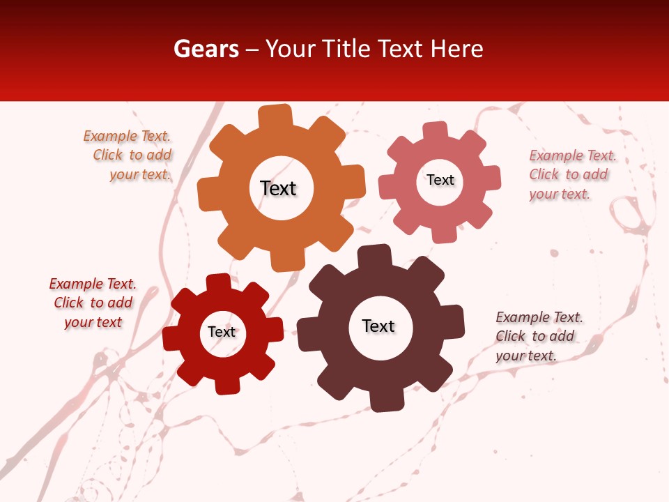 Bloody Gore Red PowerPoint Template