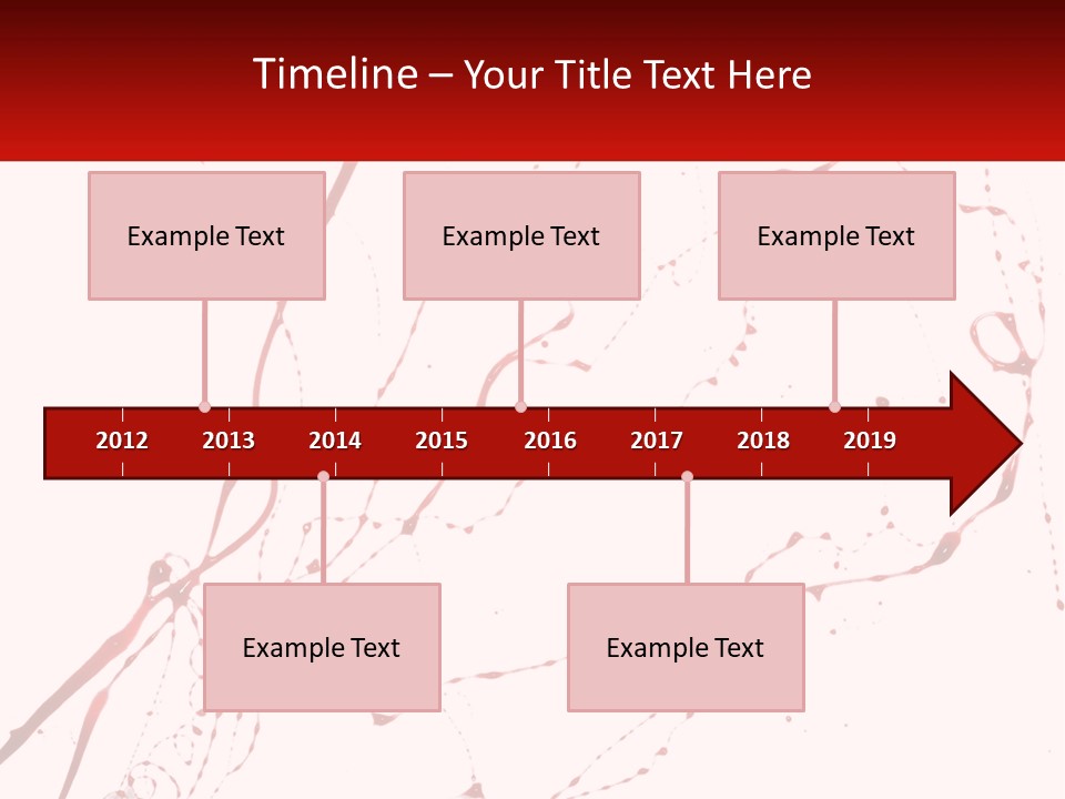 Bloody Gore Red PowerPoint Template