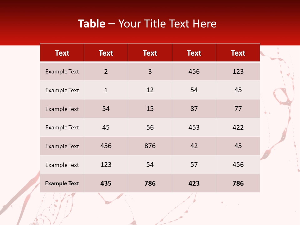 Bloody Gore Red PowerPoint Template