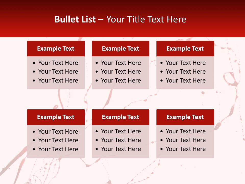 Bloody Gore Red PowerPoint Template