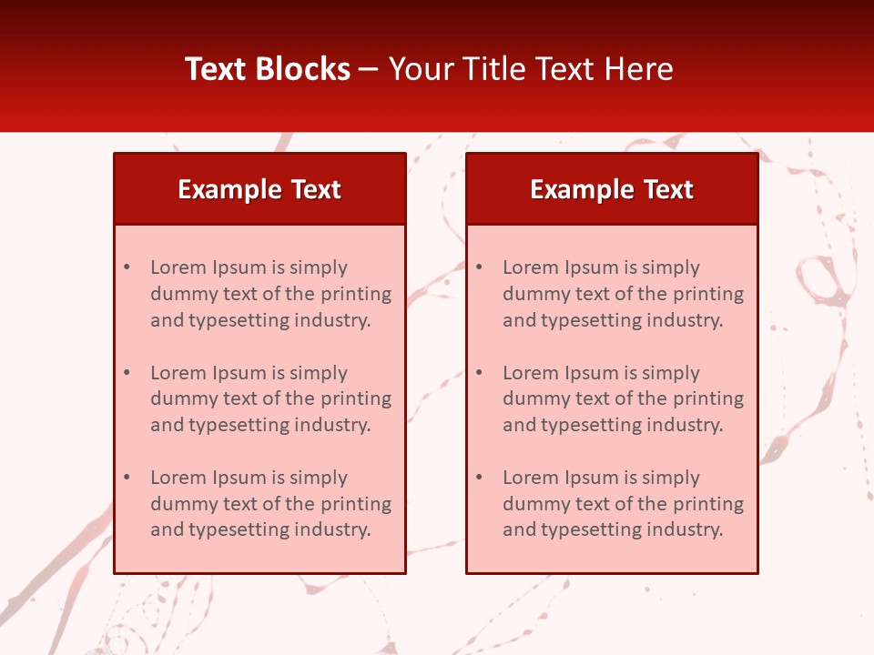 Bloody Gore Red PowerPoint Template