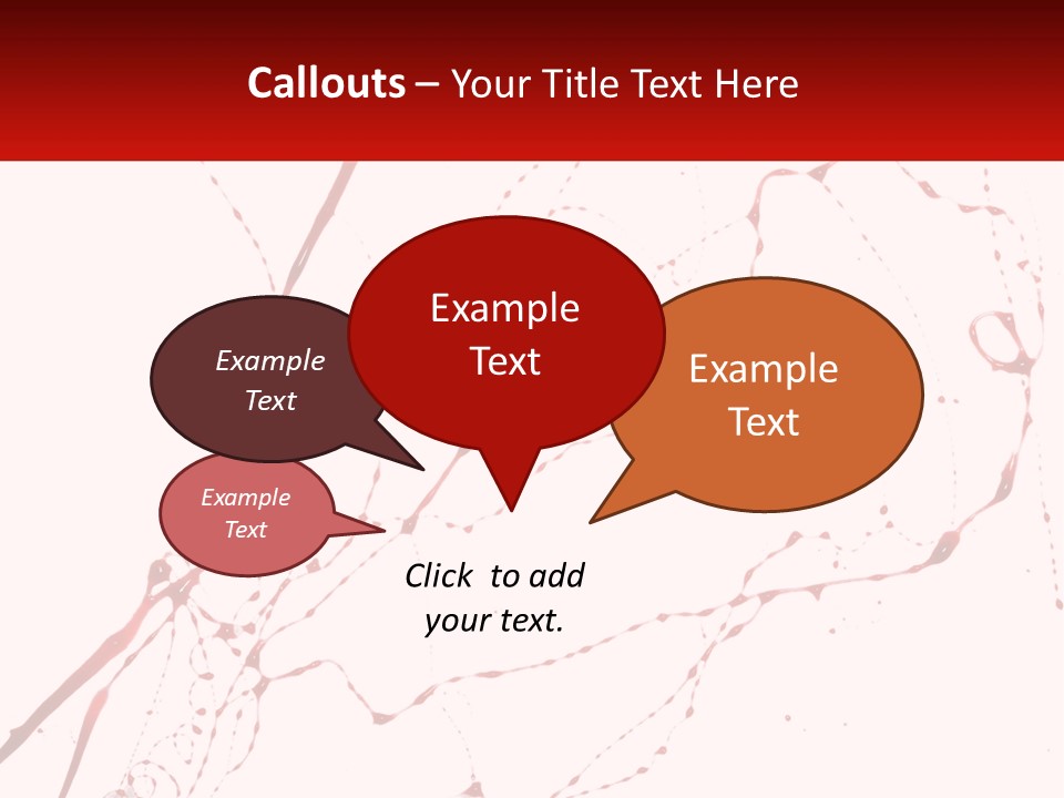 Bloody Gore Red PowerPoint Template