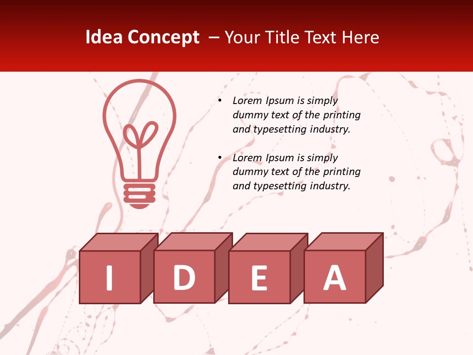 Bloody Gore Red PowerPoint Template