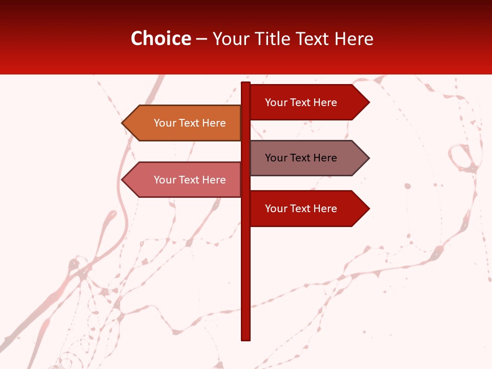 Bloody Gore Red PowerPoint Template