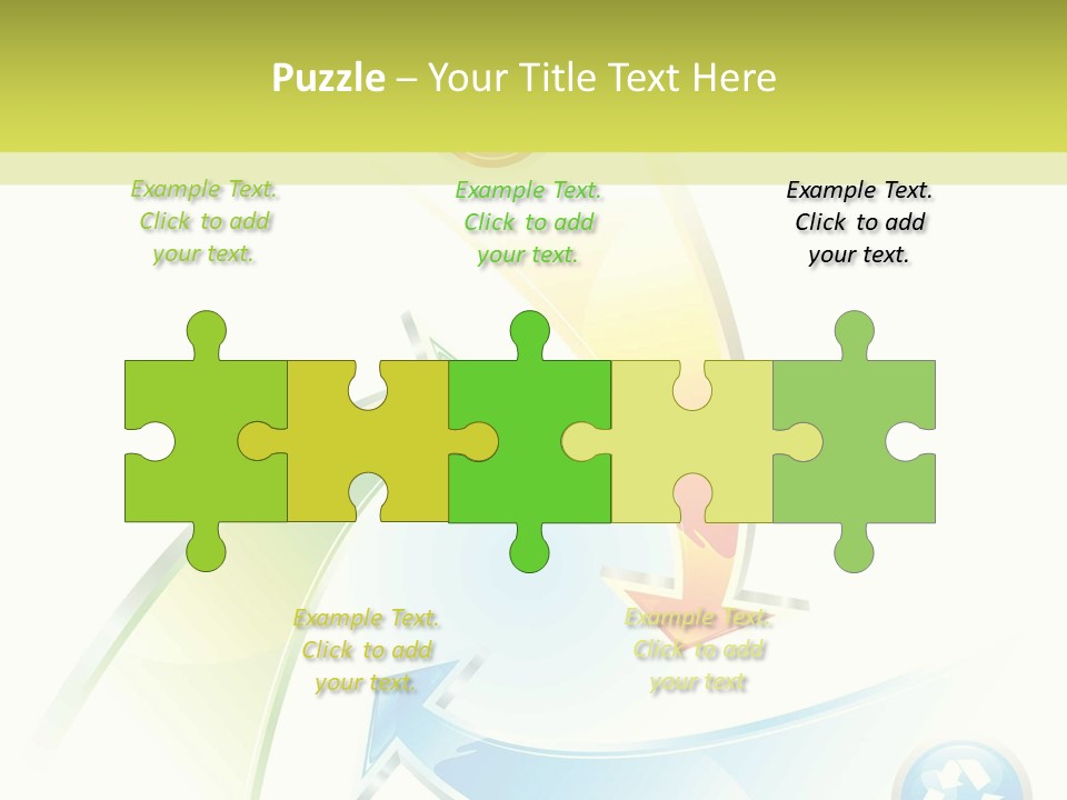 Arrow Abstract Composition PowerPoint Template