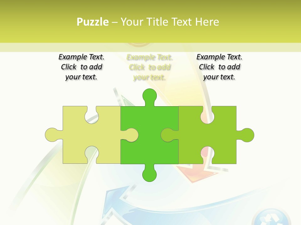 Arrow Abstract Composition PowerPoint Template