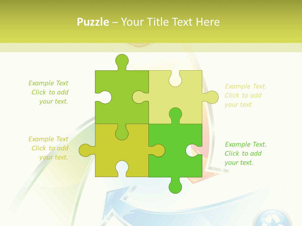 Arrow Abstract Composition PowerPoint Template