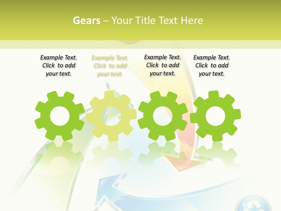 Arrow Abstract Composition PowerPoint Template