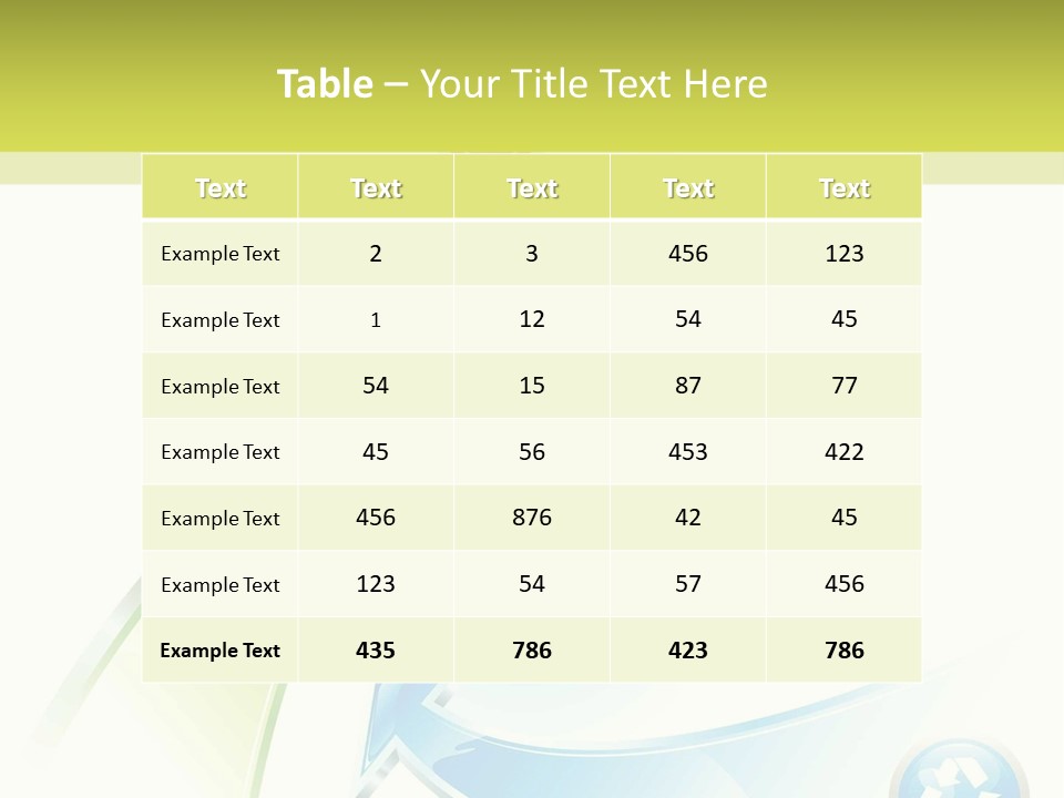 Arrow Abstract Composition PowerPoint Template