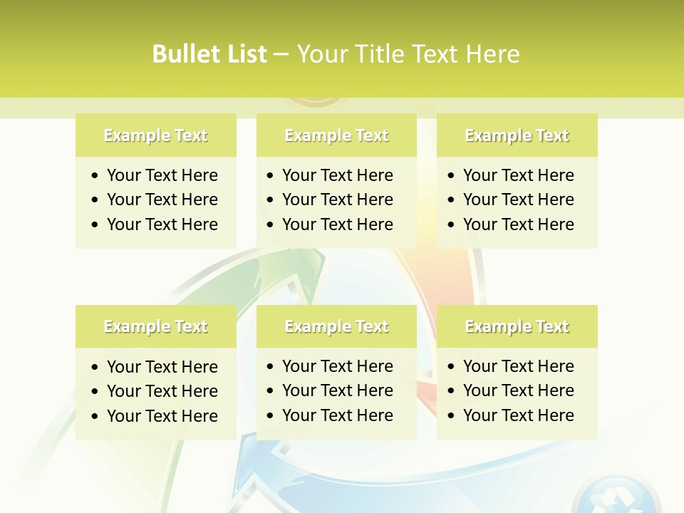 Arrow Abstract Composition PowerPoint Template