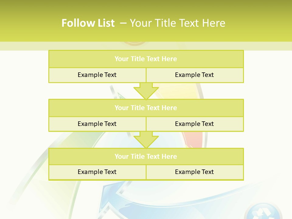 Arrow Abstract Composition PowerPoint Template