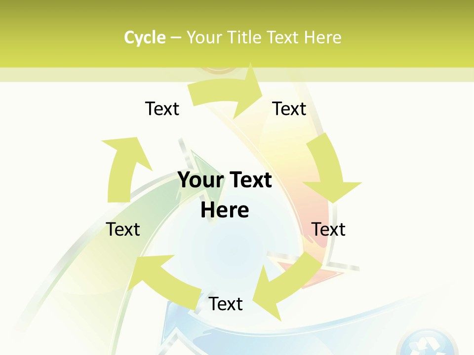 Arrow Abstract Composition PowerPoint Template