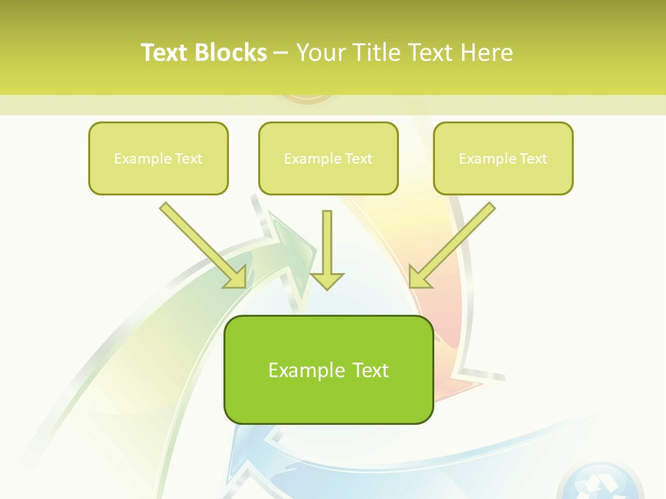 Arrow Abstract Composition PowerPoint Template