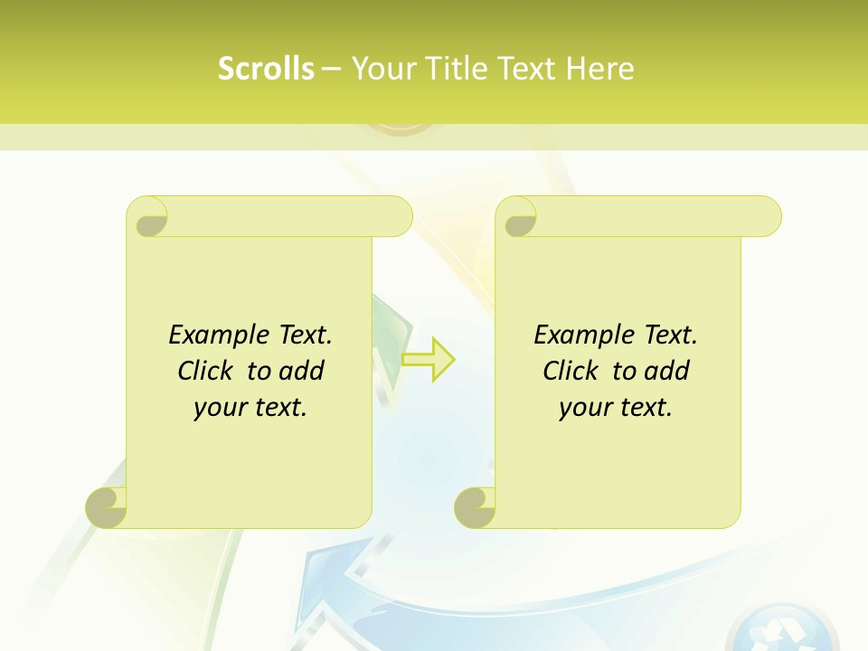 Arrow Abstract Composition PowerPoint Template