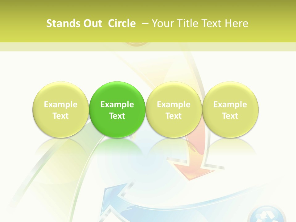 Arrow Abstract Composition PowerPoint Template