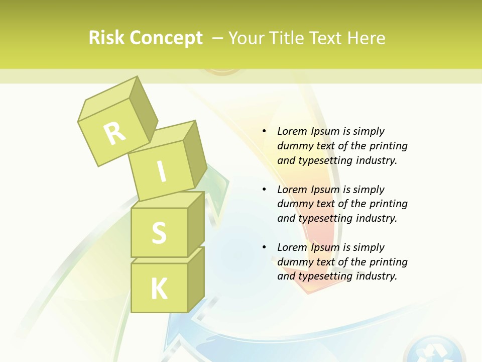 Arrow Abstract Composition PowerPoint Template