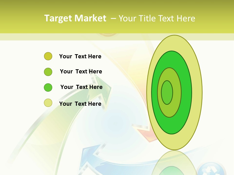 Arrow Abstract Composition PowerPoint Template