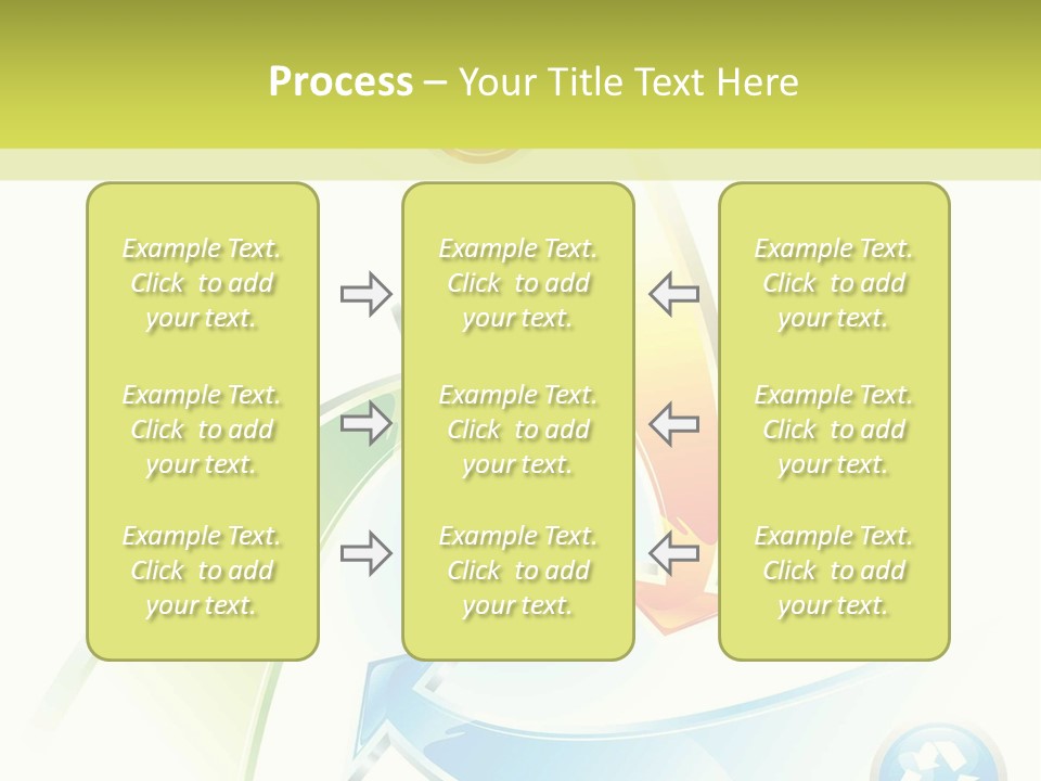 Arrow Abstract Composition PowerPoint Template