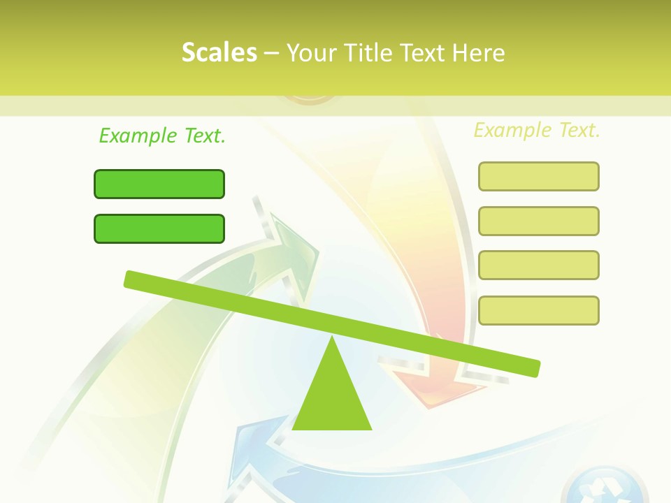 Arrow Abstract Composition PowerPoint Template