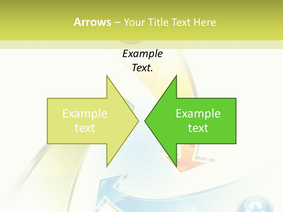 Arrow Abstract Composition PowerPoint Template
