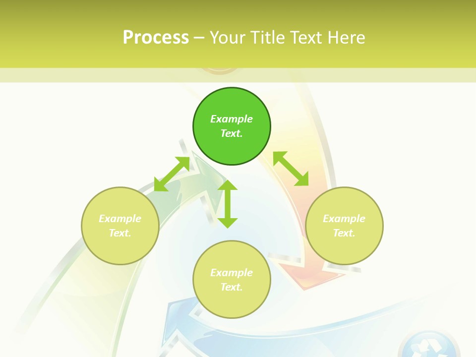 Arrow Abstract Composition PowerPoint Template