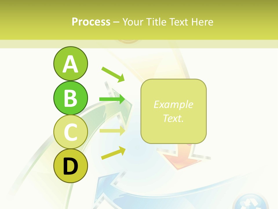Arrow Abstract Composition PowerPoint Template