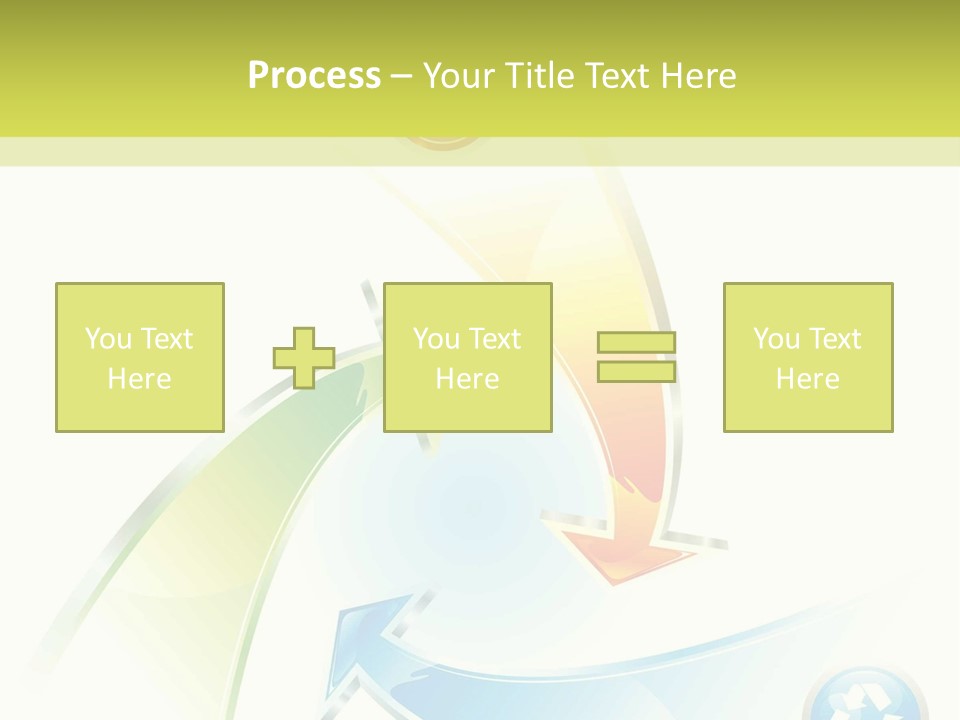 Arrow Abstract Composition PowerPoint Template