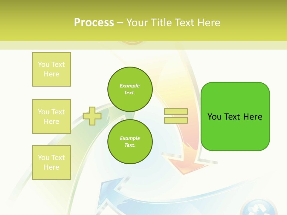 Arrow Abstract Composition PowerPoint Template