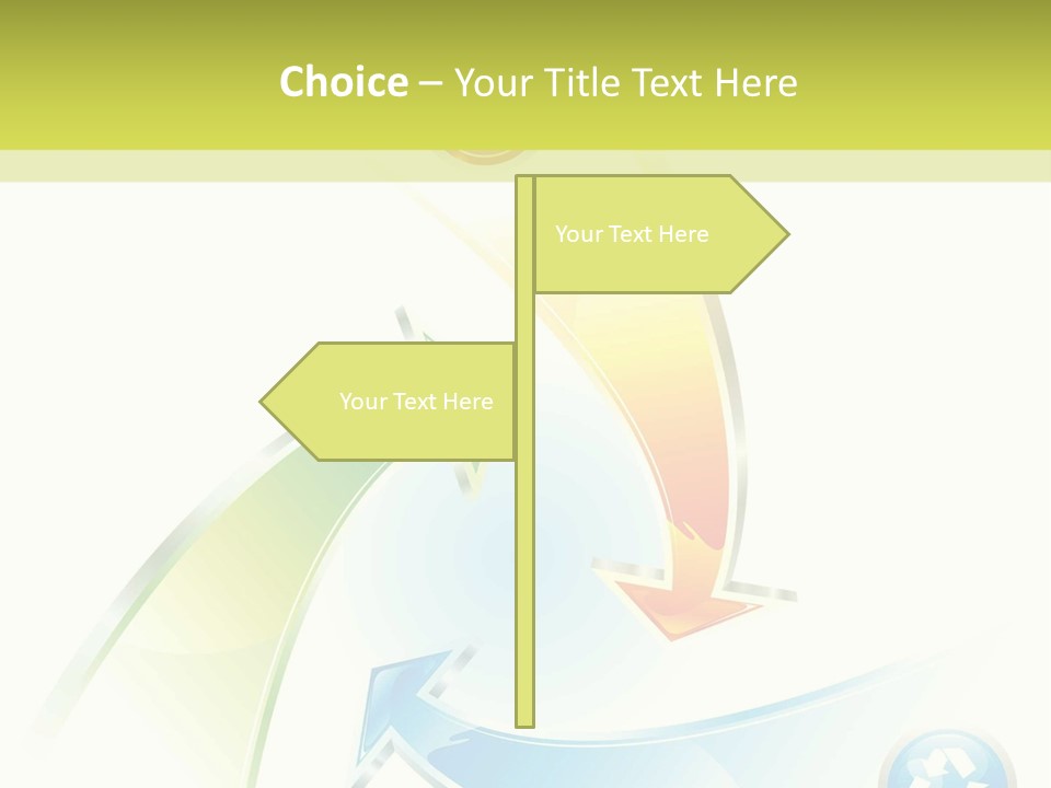 Arrow Abstract Composition PowerPoint Template