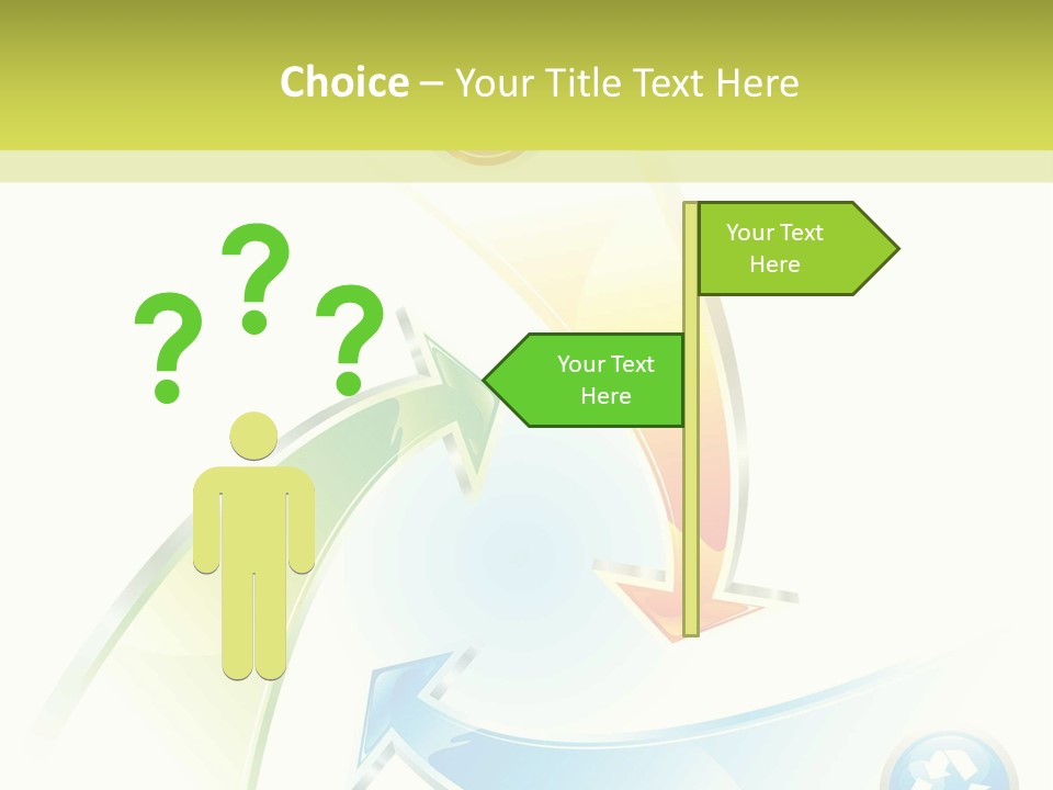 Arrow Abstract Composition PowerPoint Template